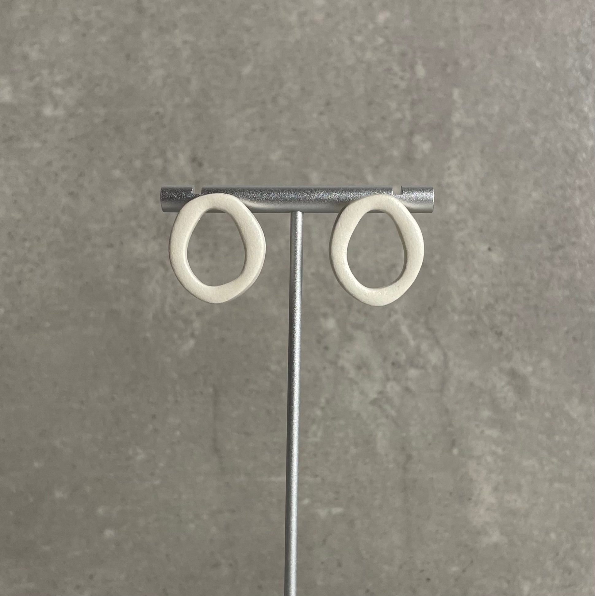 Boucles d'oreilles | Lilo | Blanc Ivoire