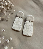 Boucles d'oreilles | Heidi | Blanc ivoire