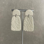 Boucles d'oreilles | Heidi | Blanc ivoire