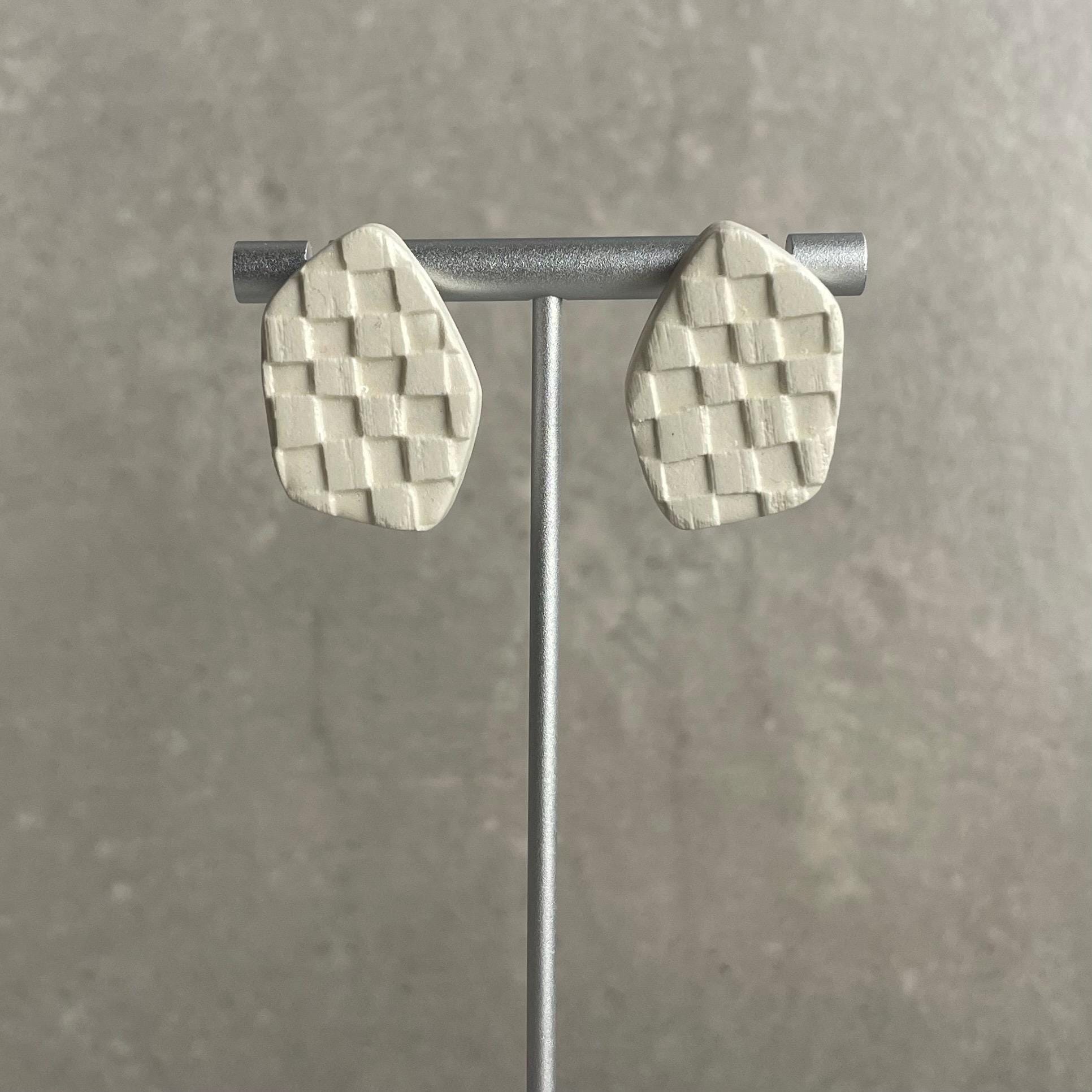 Boucles d'oreilles | Liza | Blanc Ivoire