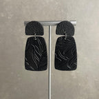 Boucles d'oreilles | Heidi | Noir